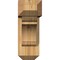 Ekena Millwork Olympic Craftsman Rough Sawn Bracket w/ Offset Brace, Western Red Cedar, 6"W x 16"D x 16"H BKT0604X16X16OLY04RWR - alternate 2
